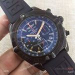 Replica Breitling Chronomat B01 Black Watch Case Rubber Band Timepiece